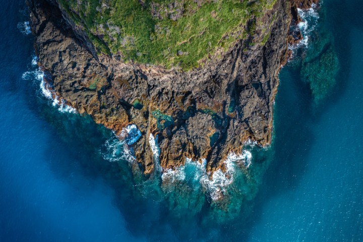water next to the ocean